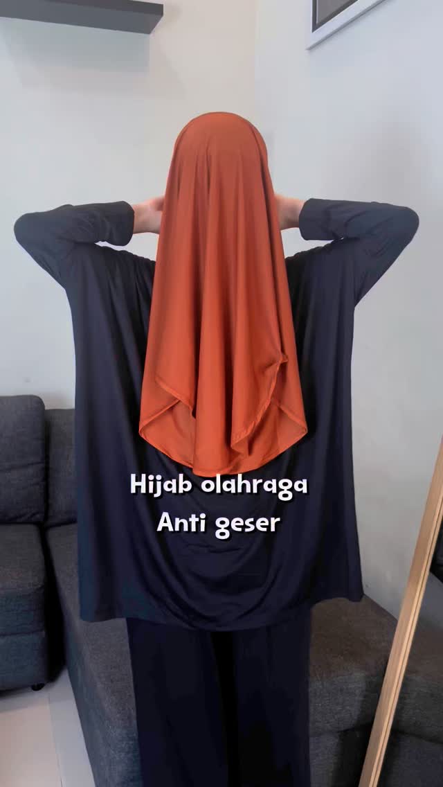 Hijab olahraga Anti geser